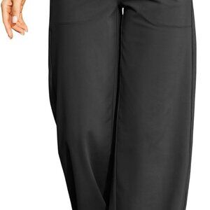 Wide Leg Pants for Women Loose Yoga Pants with Pockets Petite/Regular/Tall Stret
